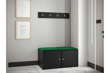 Dunvegan Highboard Black - Säilytys - Kaappi - Säilytyskaappi