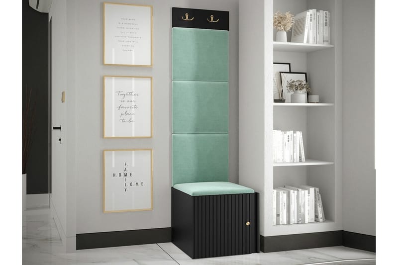 Dunvegan Highboard Black - Säilytys - Kaappi - Säilytyskaappi