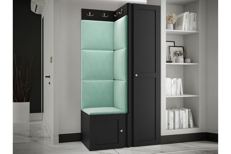 Dunvegan Highboard Black - Säilytys - Kaappi - Säilytyskaappi