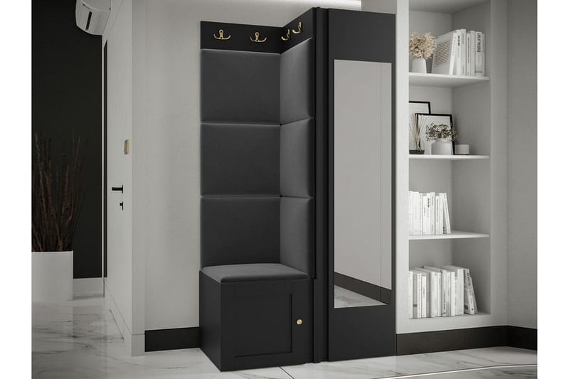 Dunvegan Highboard Black - Säilytys - Kaappi - Säilytyskaappi