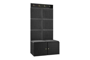 Dunvegan Highboard Black - Säilytys - Kaappi - Säilytyskaappi