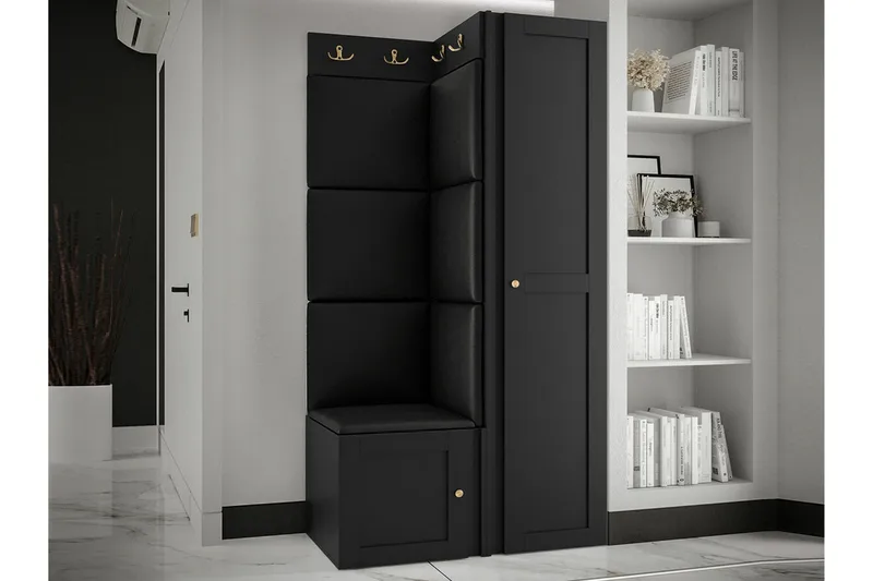 Dunvegan Highboard Black - Säilytys - Kaappi - Säilytyskaappi