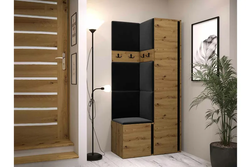 Dunvegan Highboard Black - Säilytys - Kaappi - Säilytyskaappi