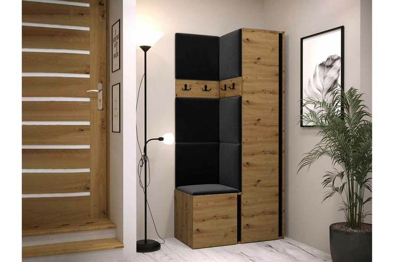 Dunvegan Highboard Black - Säilytys - Kaappi - Säilytyskaappi