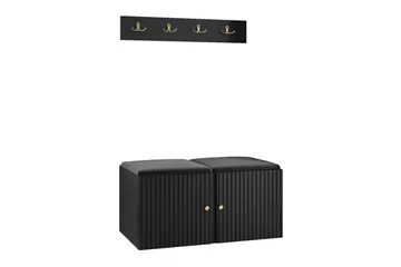 Dunvegan Highboard Black - Säilytys - Kaappi - Säilytyskaappi