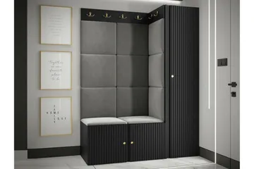 Dunvegan Highboard Black - Säilytys - Kaappi - Säilytyskaappi