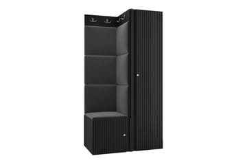Dunvegan Highboard Black - Säilytys - Kaappi - Säilytyskaappi