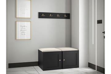 Dunvegan Highboard Black - Säilytys - Kaappi - Säilytyskaappi