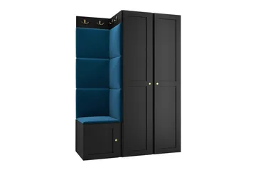 Dunvegan Highboard Black - Säilytys - Kaappi - Säilytyskaappi