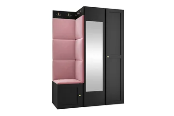 Dunvegan Highboard Black - Säilytys - Kaappi - Säilytyskaappi