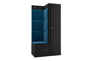 Dunvegan Highboard Black - Säilytys - Kaappi - Säilytyskaappi