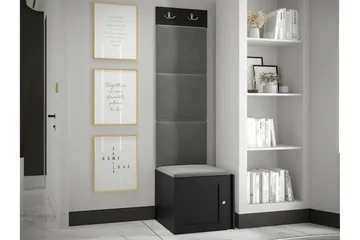 Dunvegan Highboard Black - Säilytys - Kaappi - Säilytyskaappi