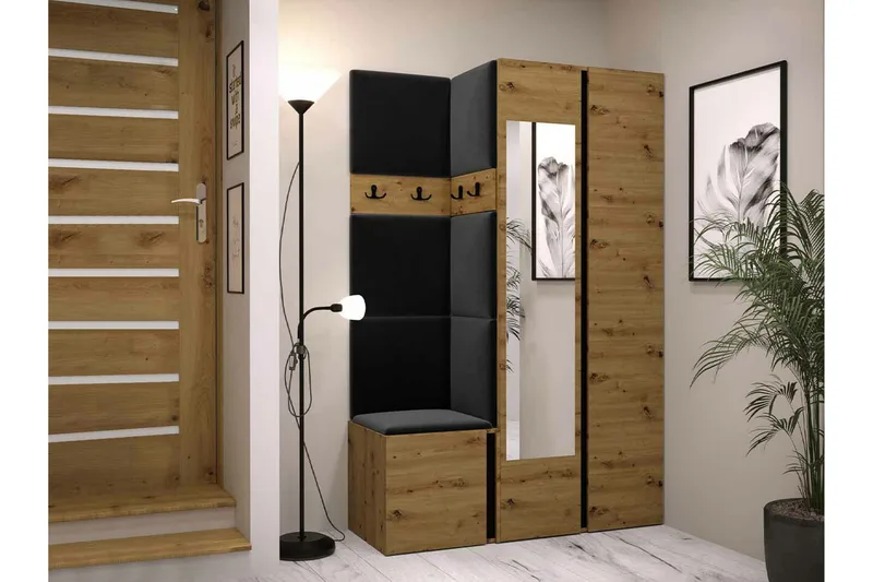 Dunvegan Highboard Black - Säilytys - Kaappi - Säilytyskaappi