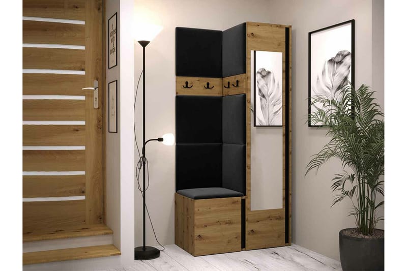 Dunvegan Highboard Black - Säilytys - Kaappi - Säilytyskaappi