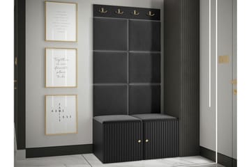 Dunvegan Highboard Black - Säilytys - Kaappi - Säilytyskaappi