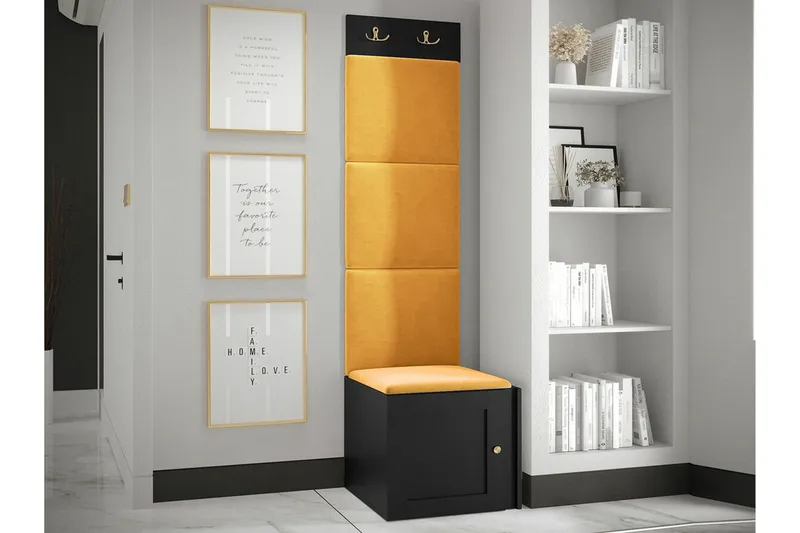 Dunvegan Highboard Black - Säilytys - Kaappi - Säilytyskaappi