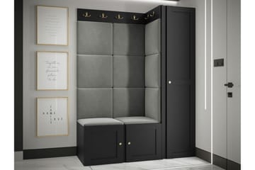 Dunvegan Highboard Black - Säilytys - Kaappi - Säilytyskaappi