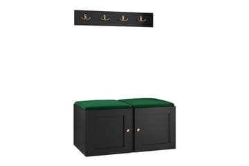 Dunvegan Highboard Black - Säilytys - Kaappi - Säilytyskaappi