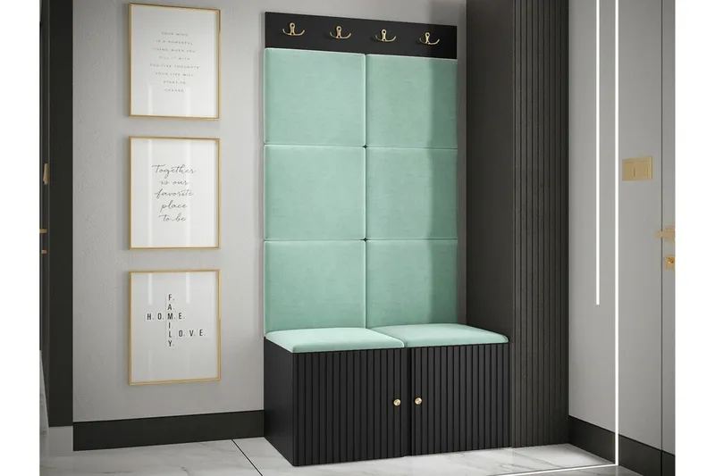 Dunvegan Highboard Black - Säilytys - Kaappi - Säilytyskaappi