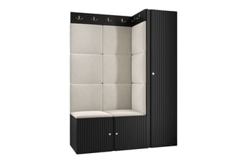 Dunvegan Highboard Black - Säilytys - Kaappi - Säilytyskaappi