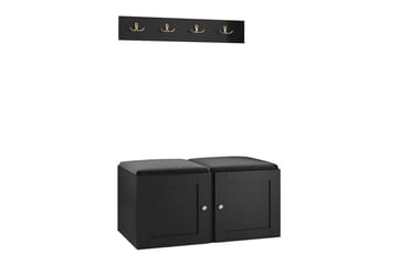 Dunvegan Highboard Black - Säilytys - Kaappi - Säilytyskaappi