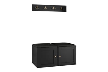Dunvegan Highboard Black - Säilytys - Kaappi - Säilytyskaappi