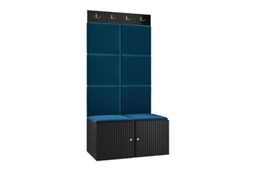 Dunvegan Highboard Black - Säilytys - Kaappi - Säilytyskaappi