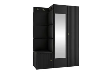 Dunvegan Highboard Black - Säilytys - Kaappi - Säilytyskaappi