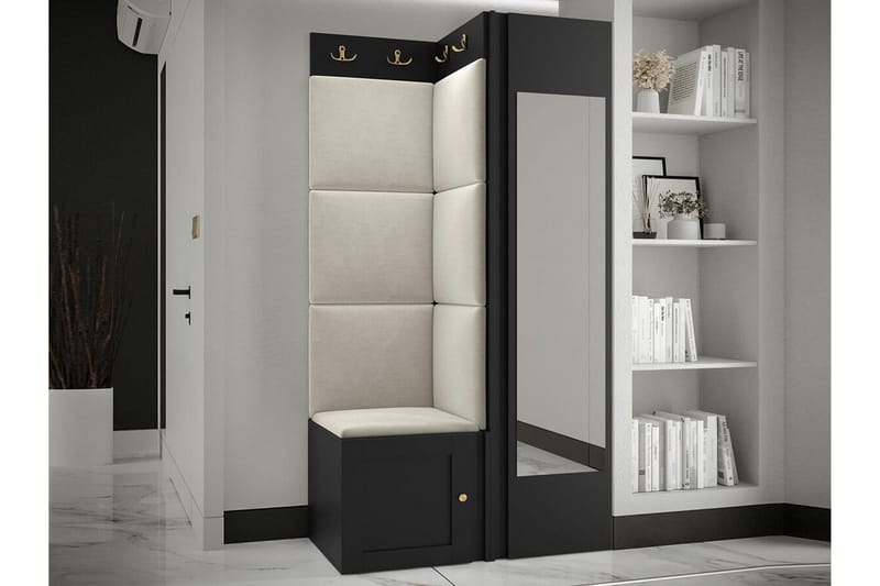 Dunvegan Highboard Black - Säilytys - Kaappi - Säilytyskaappi