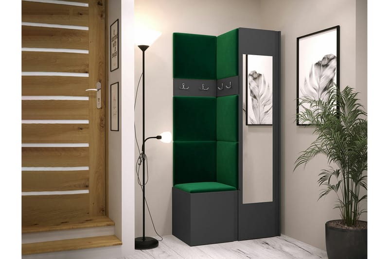 Dunvegan Highboard Graphite - Säilytys - Kaappi - Säilytyskaappi