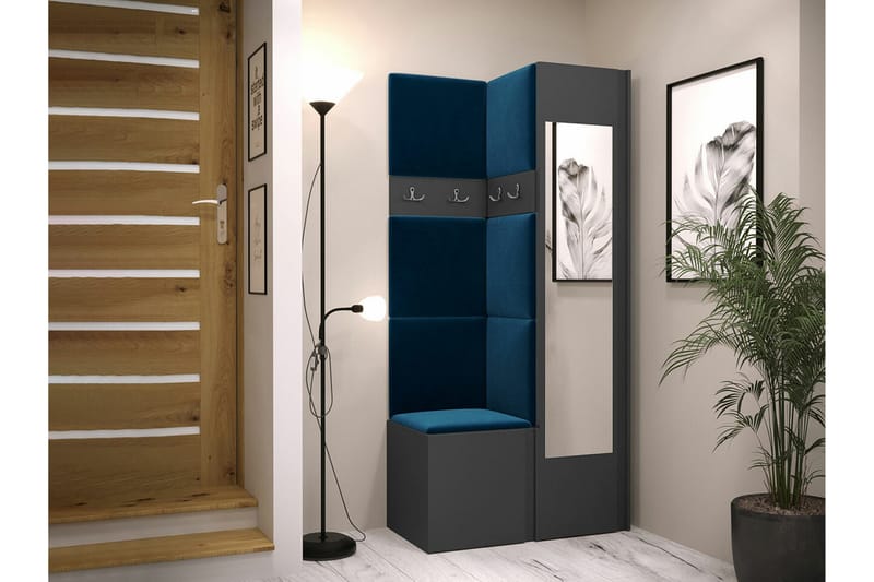 Dunvegan Highboard Graphite - Säilytys - Kaappi - Säilytyskaappi