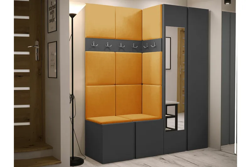 Dunvegan Highboard Graphite - Säilytys - Kaappi - Säilytyskaappi