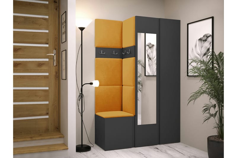 Dunvegan Highboard Graphite - Säilytys - Kaappi - Säilytyskaappi