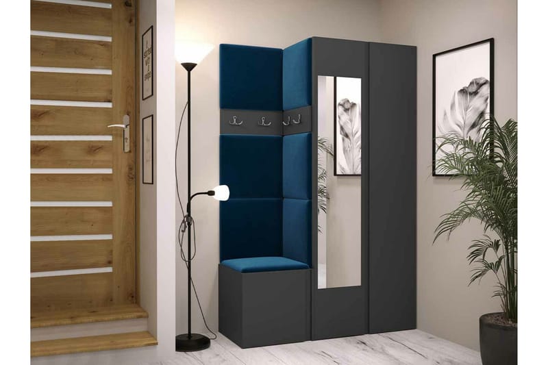 Dunvegan Highboard Graphite - Säilytys - Kaappi - Säilytyskaappi