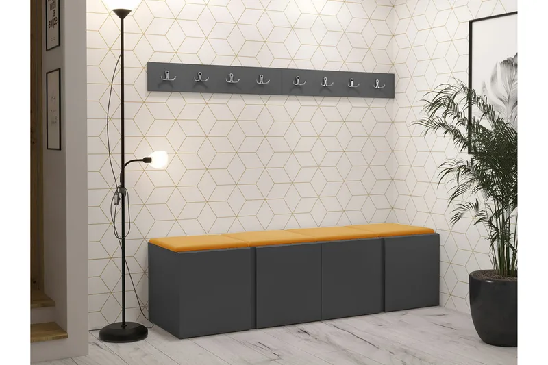 Dunvegan Highboard Graphite - Säilytys - Kaappi - Säilytyskaappi