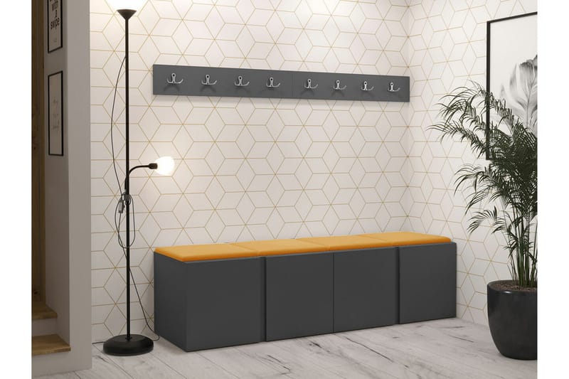 Dunvegan Highboard Graphite - Säilytys - Kaappi - Säilytyskaappi