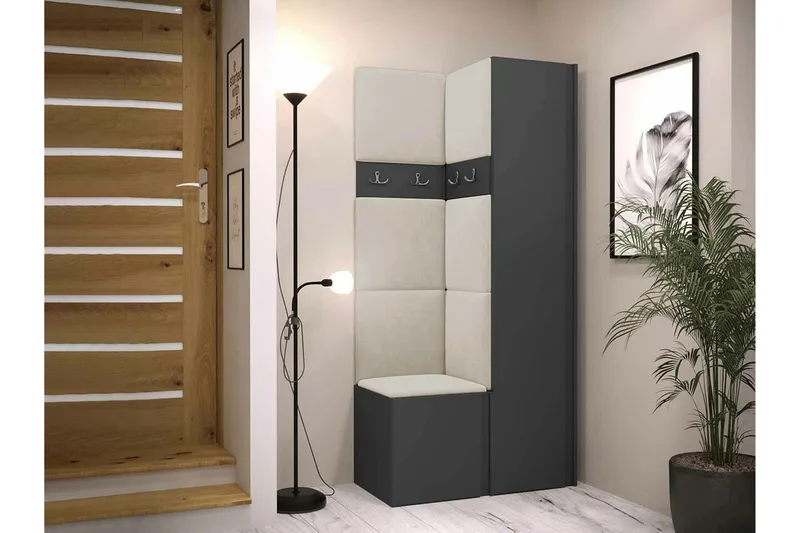 Dunvegan Highboard Graphite - Säilytys - Kaappi - Säilytyskaappi