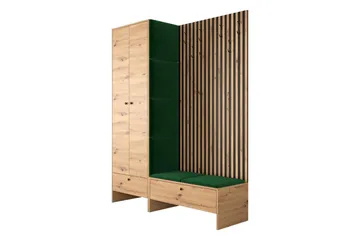 Dunvegan Highboard Green - Säilytys - Kaappi - Säilytyskaappi
