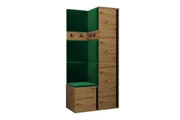 Dunvegan Highboard Green/Brown - Säilytys - Kaappi - Säilytyskaappi