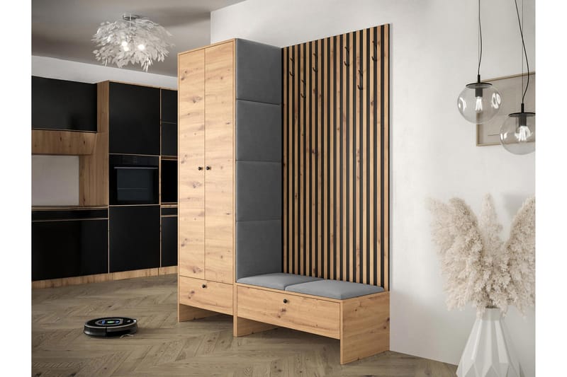 Dunvegan Highboard Grey - Säilytys - Kaappi - Säilytyskaappi