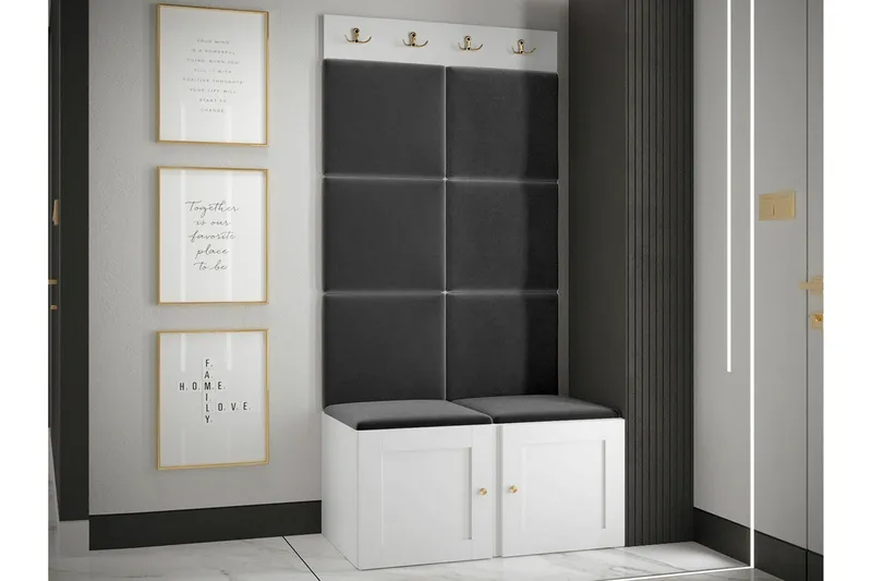 Dunvegan Highboard White - Säilytys - Kaappi - Säilytyskaappi