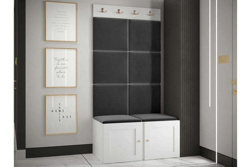 Dunvegan Highboard White - Säilytys - Kaappi - Säilytyskaappi