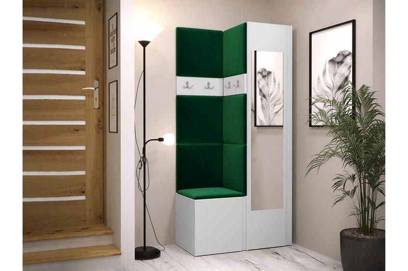 Dunvegan Highboard White - Säilytys - Kaappi - Säilytyskaappi