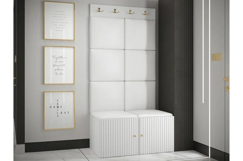 Dunvegan Highboard White - Säilytys - Kaappi - Säilytyskaappi