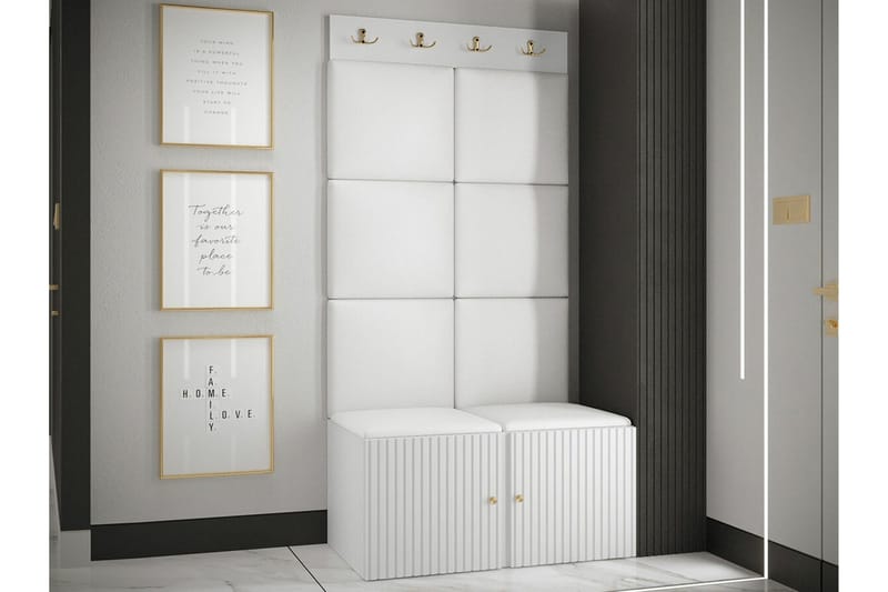 Dunvegan Highboard White - Säilytys - Kaappi - Säilytyskaappi