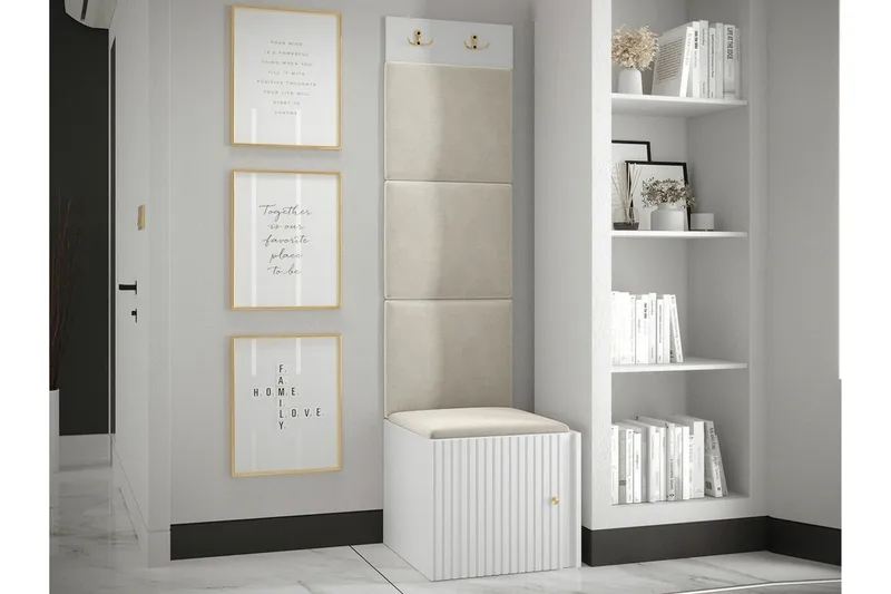 Dunvegan Highboard White - Säilytys - Kaappi - Säilytyskaappi