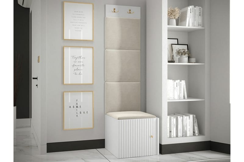 Dunvegan Highboard White - Säilytys - Kaappi - Säilytyskaappi