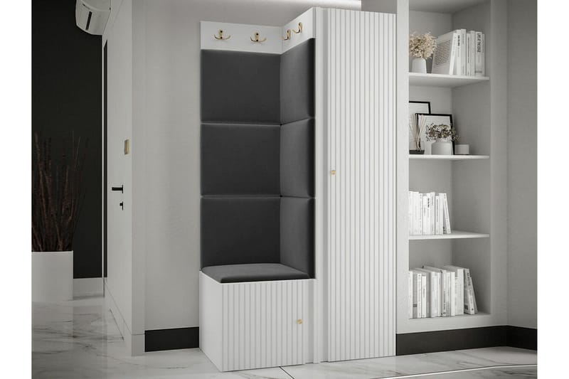 Dunvegan Highboard White - Säilytys - Kaappi - Säilytyskaappi