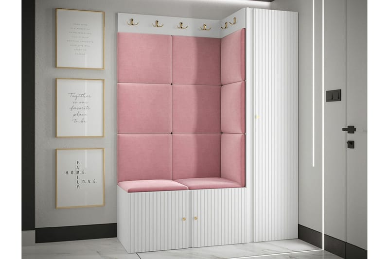 Dunvegan Highboard White - Säilytys - Kaappi - Säilytyskaappi