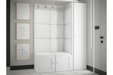 Dunvegan Highboard White - Säilytys - Kaappi - Säilytyskaappi